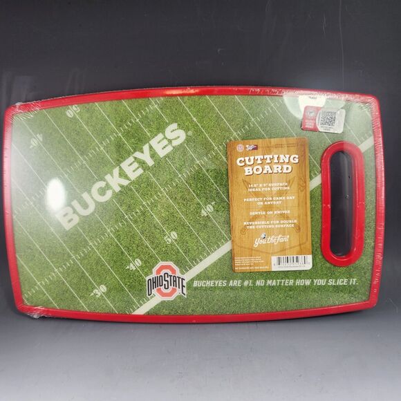 NEW Ohio State Buckeyes 5 Pc Kitchen Knives Set Cutting Board NCAA OSU Football - Picture 6 of 10